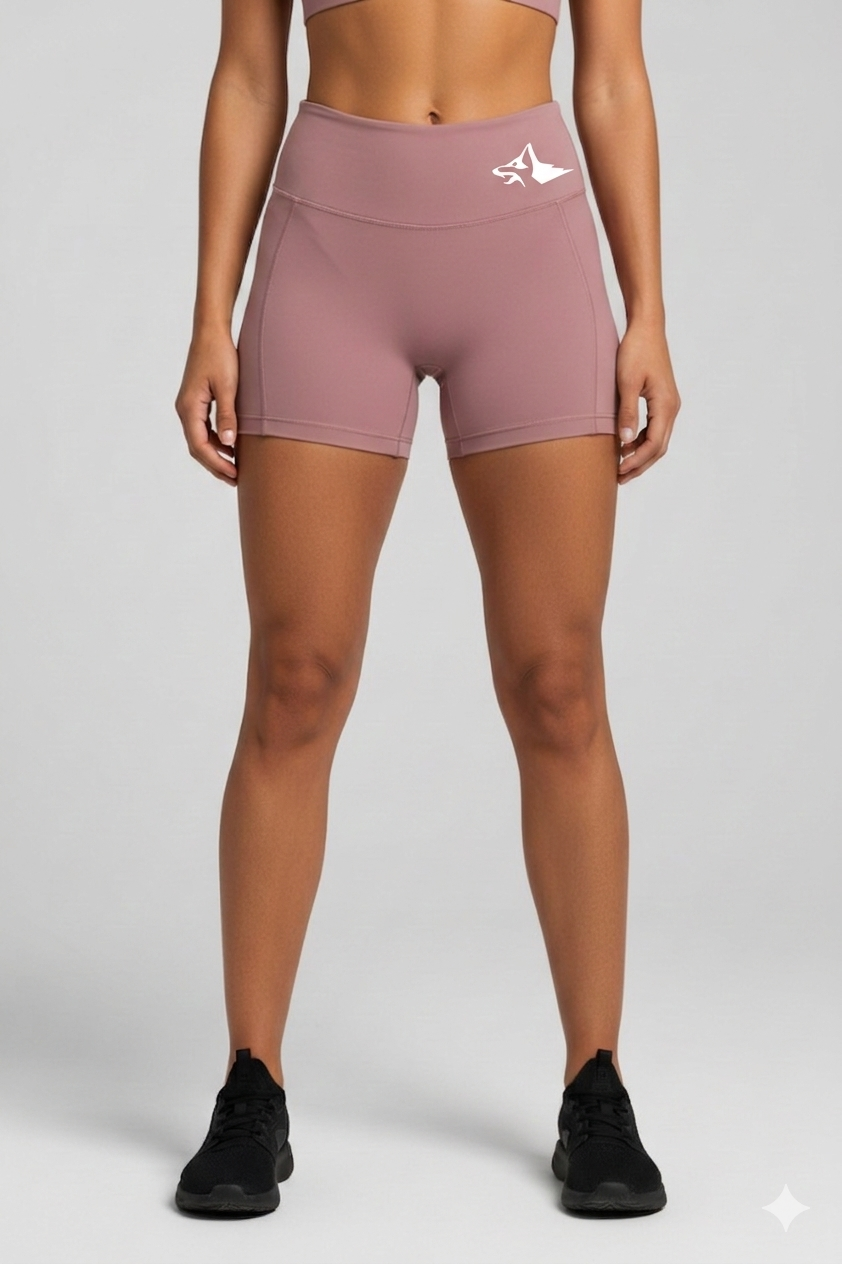 High-Waisted Training Shorts